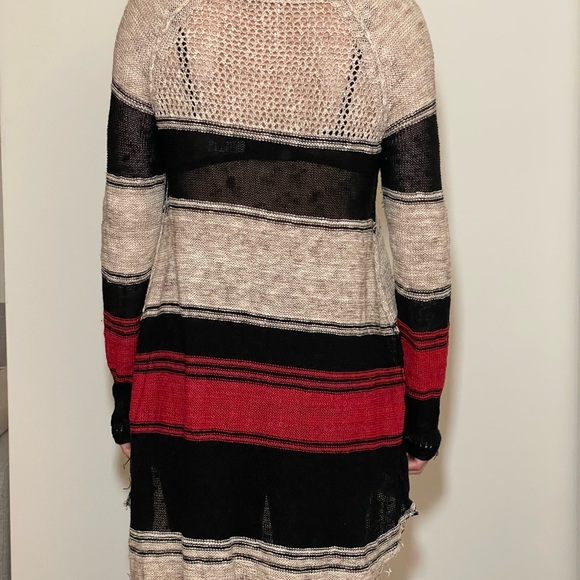 Free People Striped Tunic Sweater - Picture 3 of 6